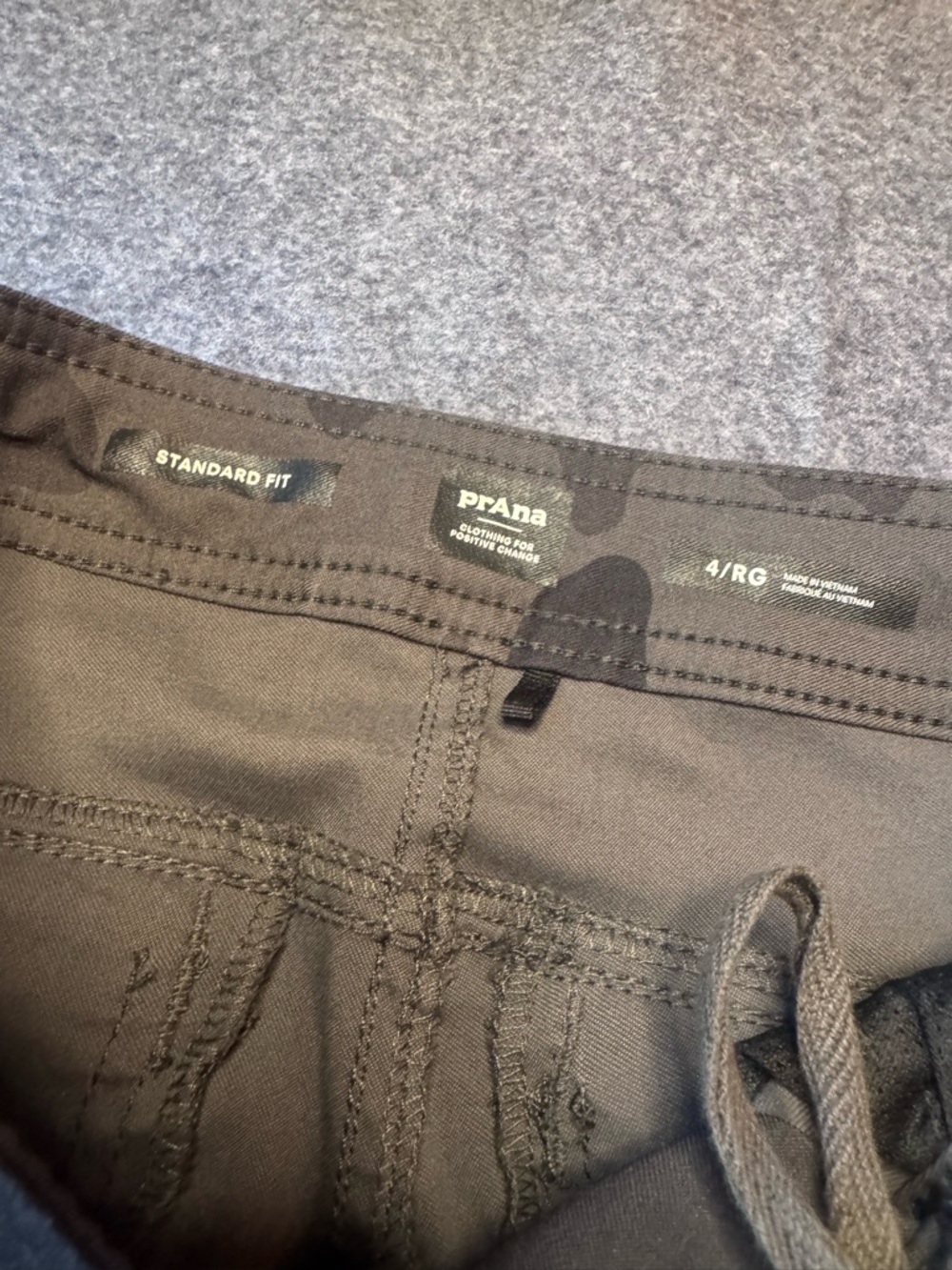 Prana Halle II Charcoal Camo Joggers - Picture 4 of 5